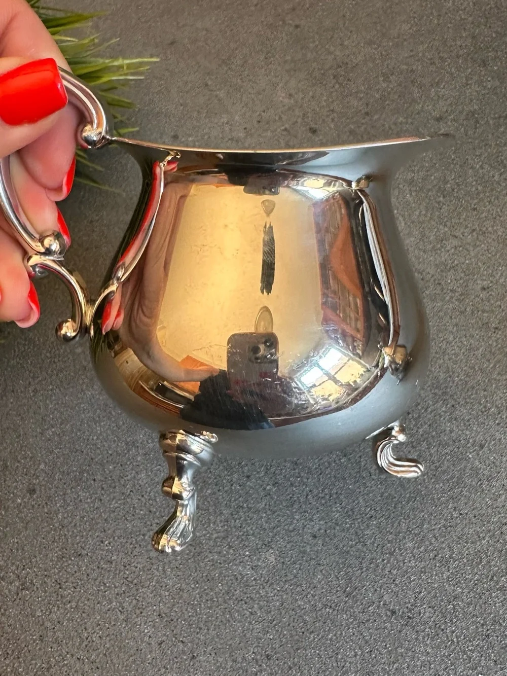 Silver Plated Sugar Bowl with Lid and Handles